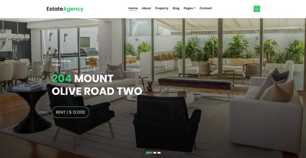 Portal web inmobiliario
