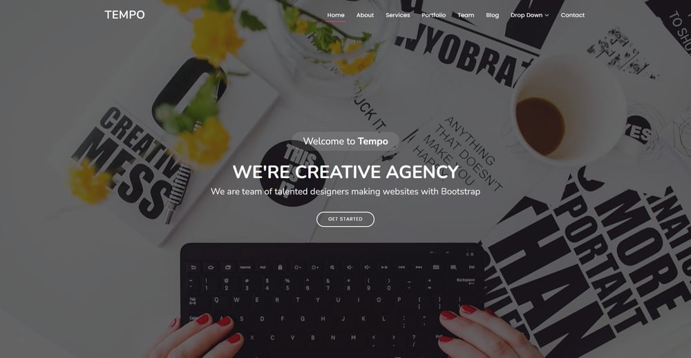 Web para agencia creativa